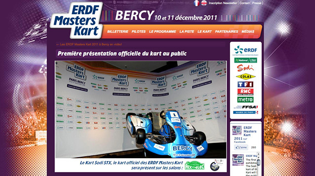 Première présentation officielle du Sodi STX des ERDF Masters Kart