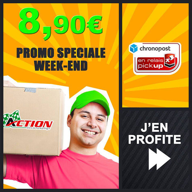 Promo “spéciale week-end” chez Action Karting