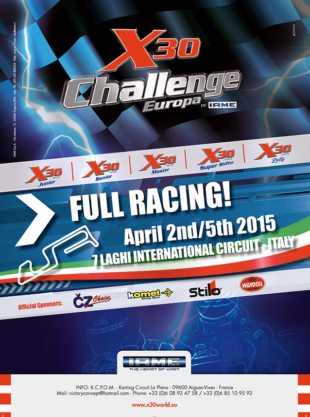 X30 Challenge Europa: ouverture des inscriptions !