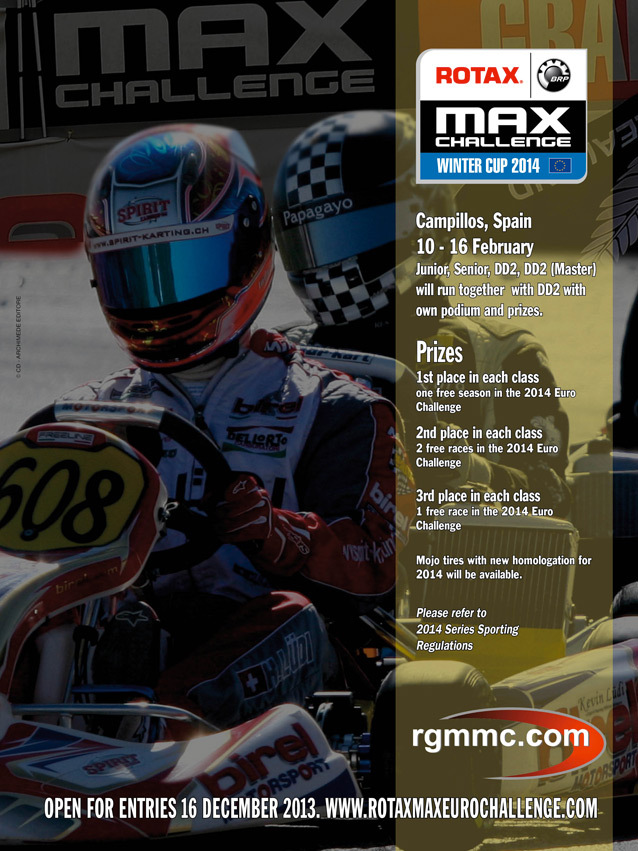 Gros rush pour la Rotax Winter Cup 2014