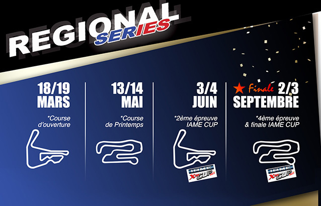 Calendrier Régional Series 2017