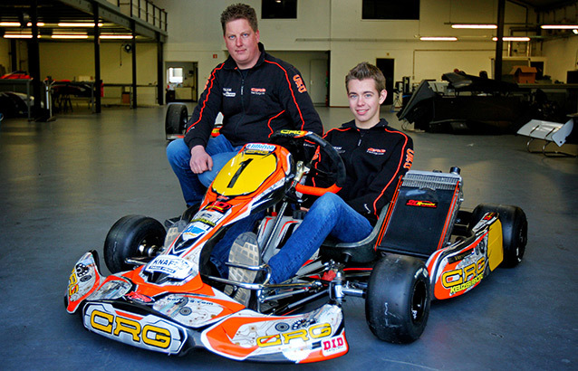 Richard Verschoor con CRG Keijzer Racing