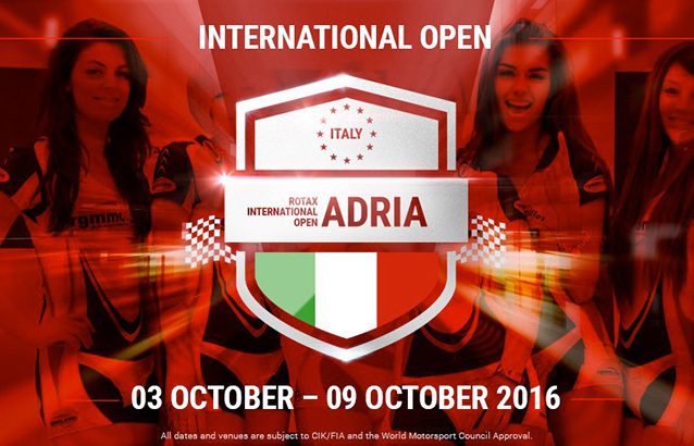 Rotax International Open ce week-end à Adria