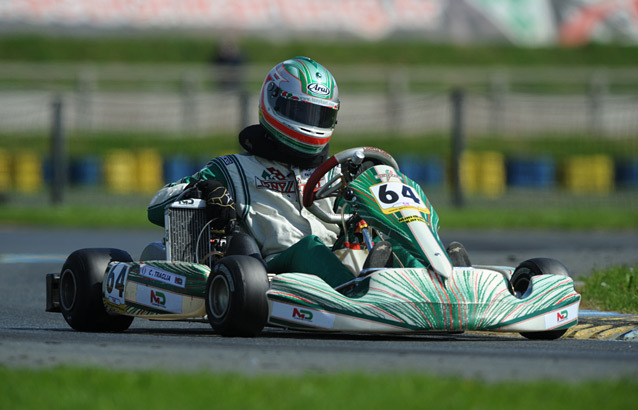 Rotax Qualifying: Traglia and Charon on pole