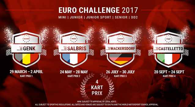 Euro Max 2017: dates et circuits