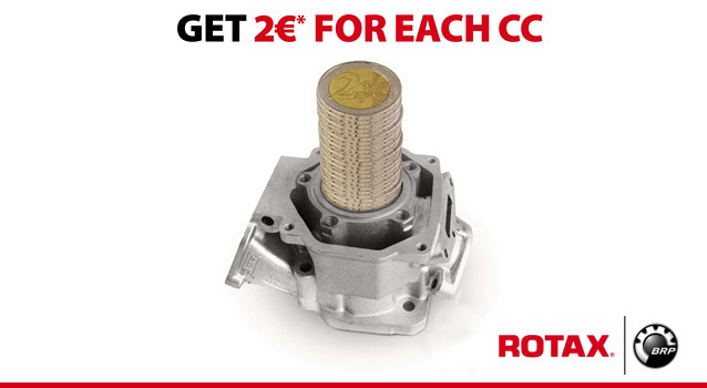 2 € le cc chez Rotax !