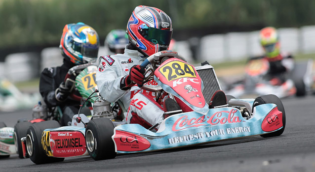 Premiers points en WSK pour Gelael