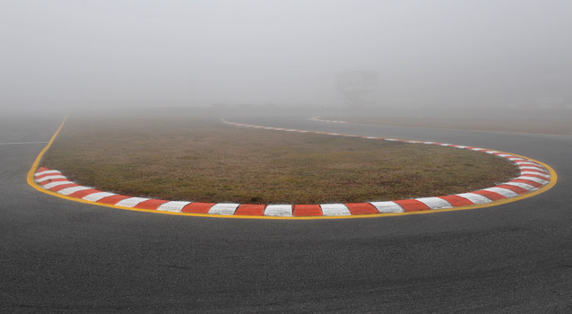 South Garda dans le brouillard