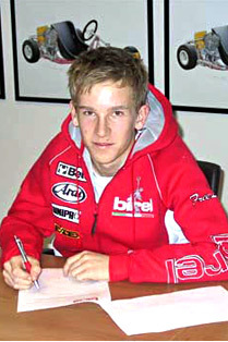 Suvanto avec Birel Motorsport en 2009