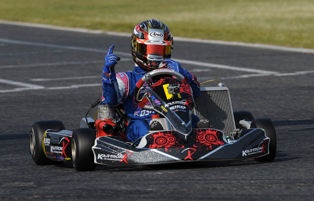 Singapore’s Fong Wei Jie takes the Asia-Pacific Karting title in KF