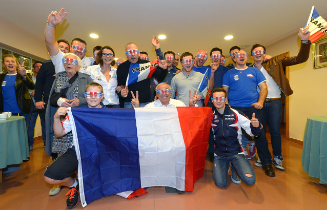 Soirée de bienvenue avec le Team France