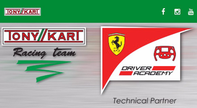 Le Tony Kart Racing Team, partenaire technique de la Ferrari Driver Academy