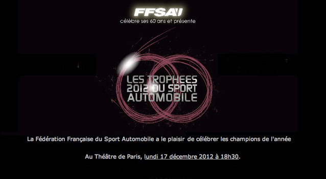 Trophées du Sport Automobile 2012