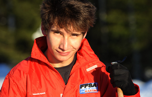 Naud, pilote officiel Formula K à la Winter Cup