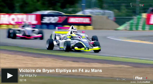 Victoire de Bryan Elpitiya en F4 au Mans