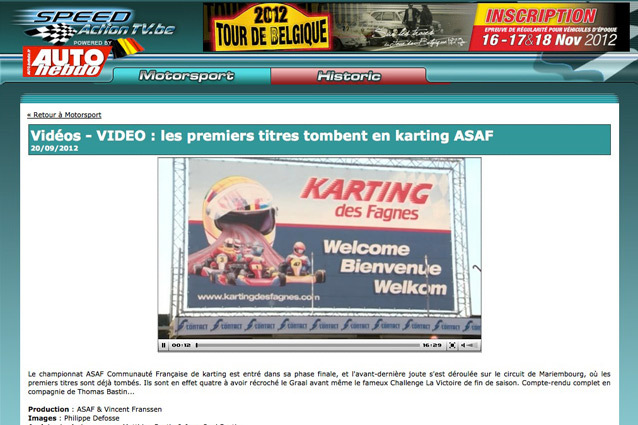 Vidéo: les premiers titres tombent en karting ASAF