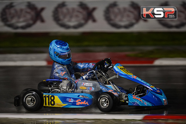 Pole position KZ2 pour Renaudin sous la pluie à Adria