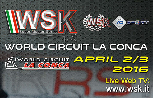 WSK Super Master # 3 this weekend at La Conca