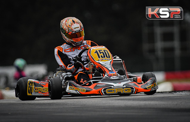 WSK La Conca: De Conto leader des chronos KZ2