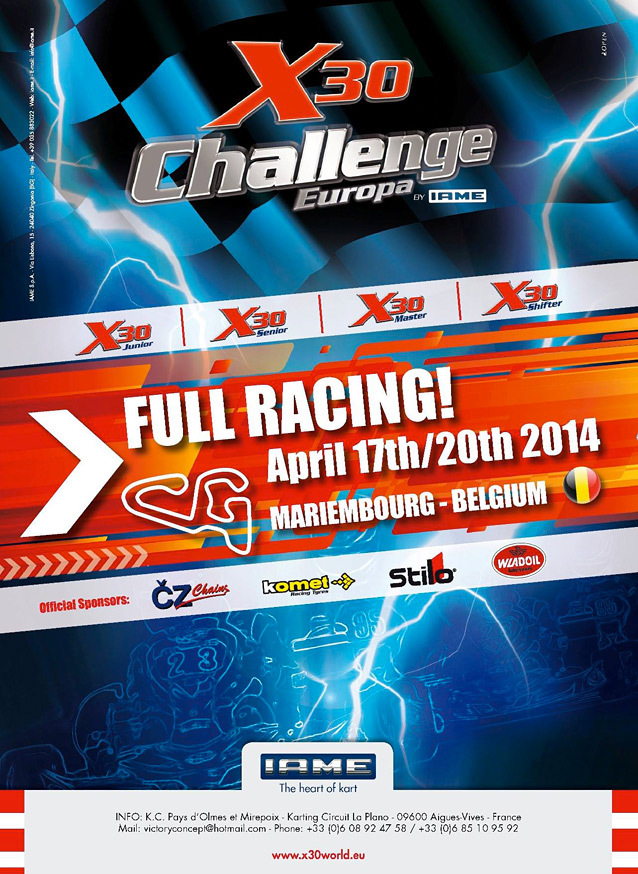 X30 Challenge Europa, Mariembourg 2014