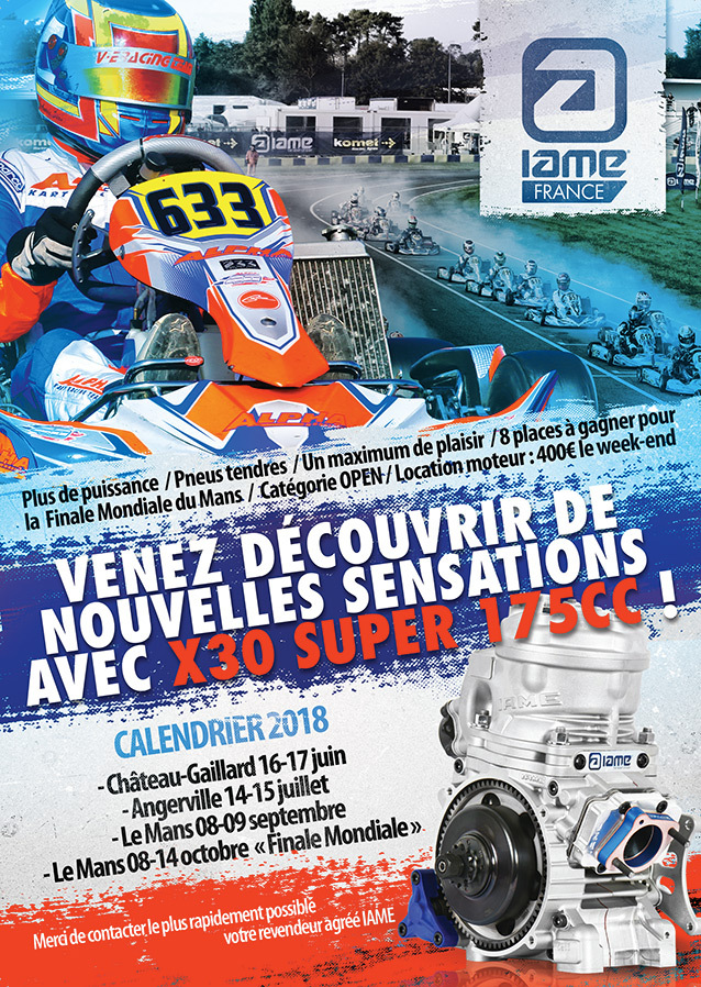 Venez découvrir de nouvelles sensations avec le X30 Super 175cc !