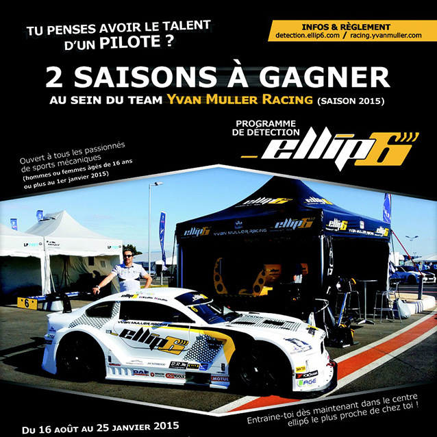 Gagnez un volant Mitjet 2L pour 100 € avec ellip6 et Yvan Muller Racing