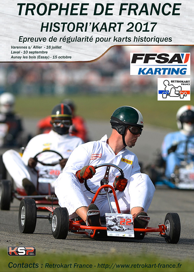 Rétrokart France : un Trophée de France des Karts Historiques reconnu par la FFSA en 2017