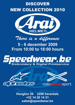 Présentation Arai chez Speedwear