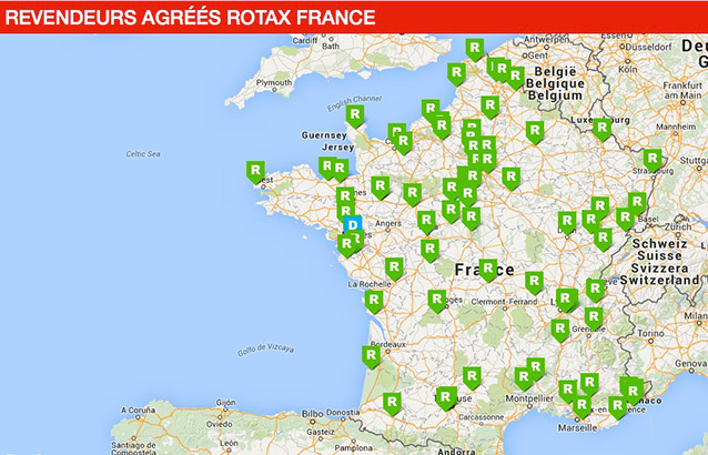 Trouvez facilement le centre agréé Rotax près de chez vous