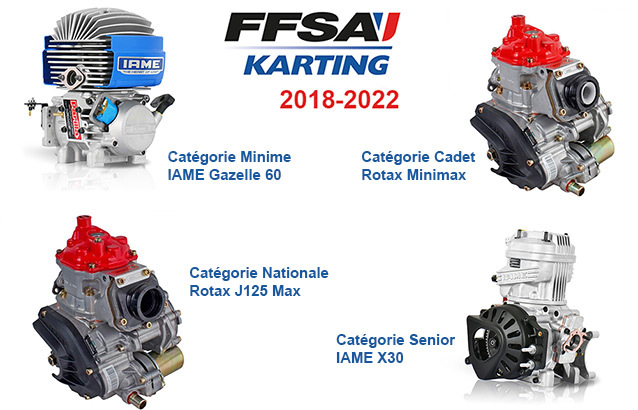 Motorisations FFSA Karting 2018-2022