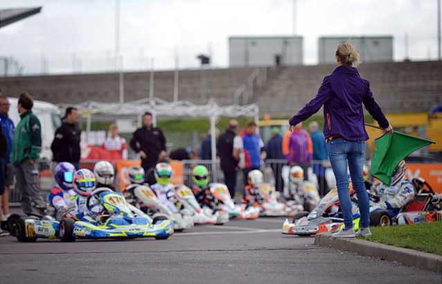 Oschersleben: Semi-final at the German Kart Championship