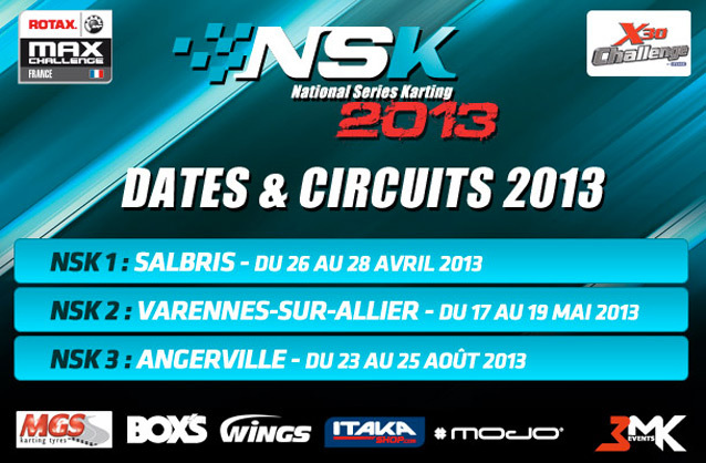 Calendrier officiel NSK 2013