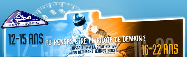 Le Défi Kart Jeunes 2009 débute à Aulnay