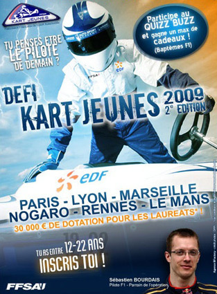 Le Défi Kart Jeunes 2009 est lancé !