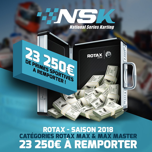 Belles dotations Rotax Max & Rotax Master NSK 2018