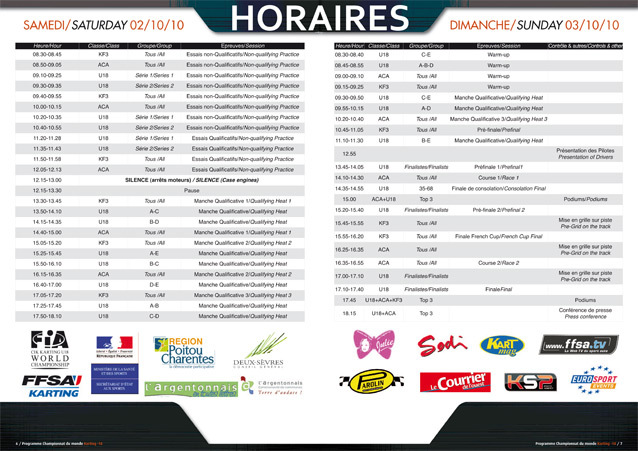 Val d’Argenton: programa completo do U18