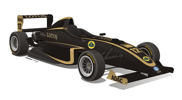 Visser na ADAC Formula Masters com a Lotus