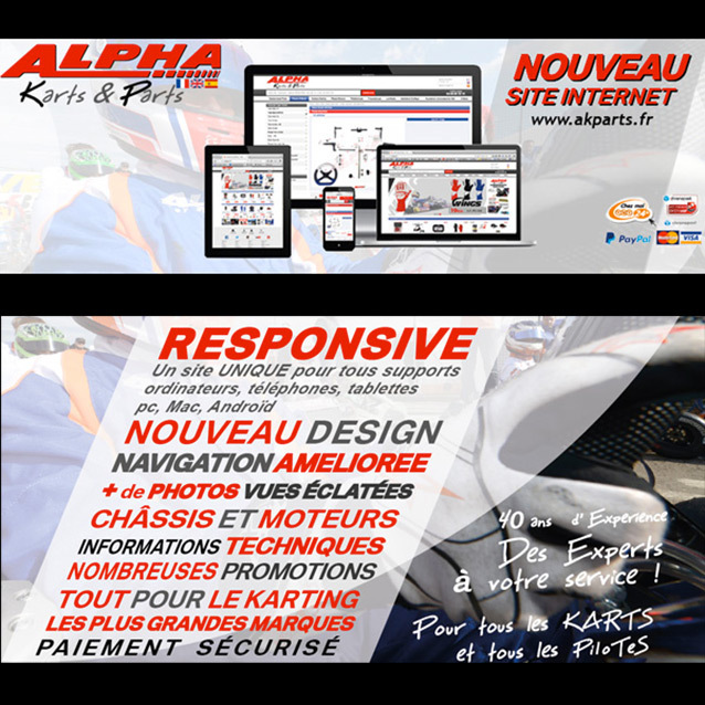 Nouveau site Alpha Karts & Parts