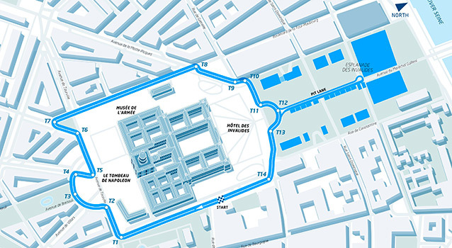 1er ePrix dans les rues de Paris le 23 avril