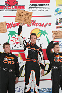 Podium 100% CRG à Homestead