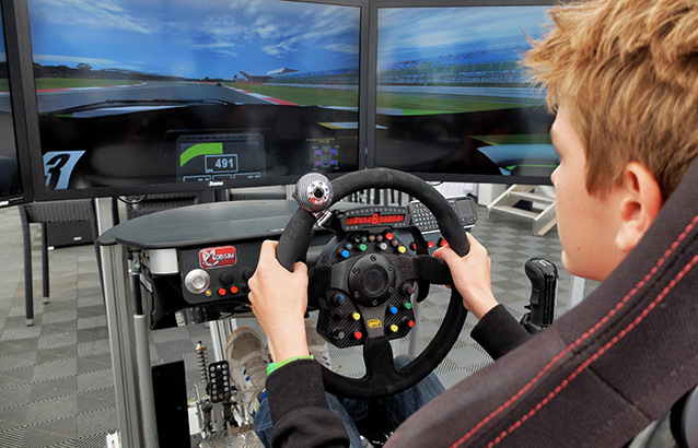 Come and test your skills at Essay on Auto Sport Academy’s simulator