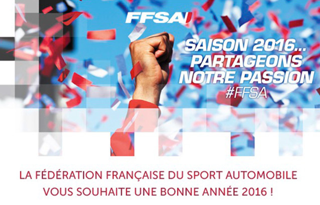 La FFSA vous souhaite une bonne année 2016