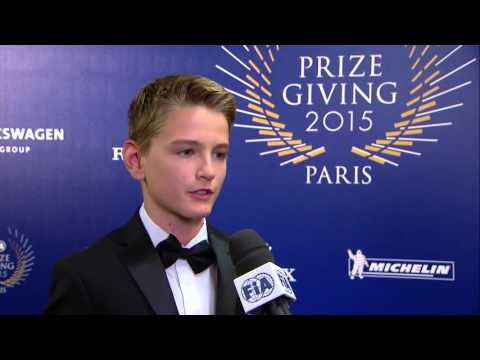 Video: interview Logan Sargeant lors de la remise des prix de la FIA