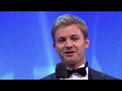 Nico Rosberg, tellement humain, à la remise des prix de la FIA