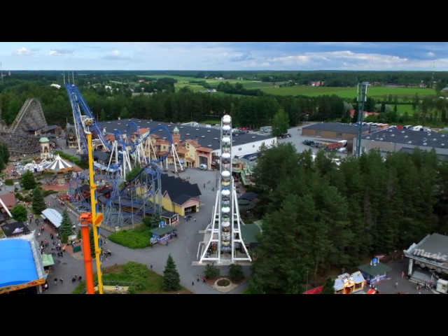 Video Alahärmä: Mika Salo Circuit et Powerpark vus de la Dragon Tower