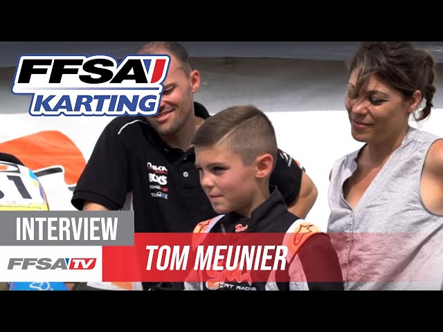 Meeting FFSA Karting – Interview Tom Meunier