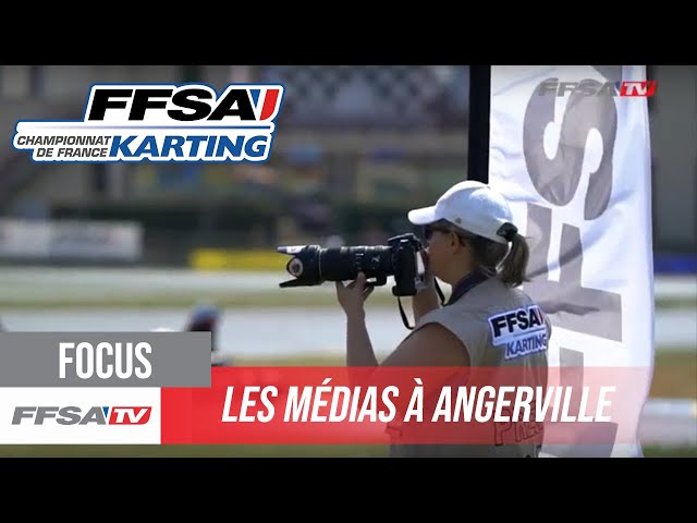 Meeting FFSA Karting – Les médias à Angerville