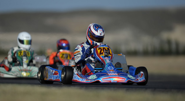 Olsen on Pole Position for KF3 Prefinal