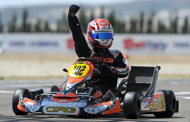 CRG double champion WSK Euro Series avec Palou et Pex