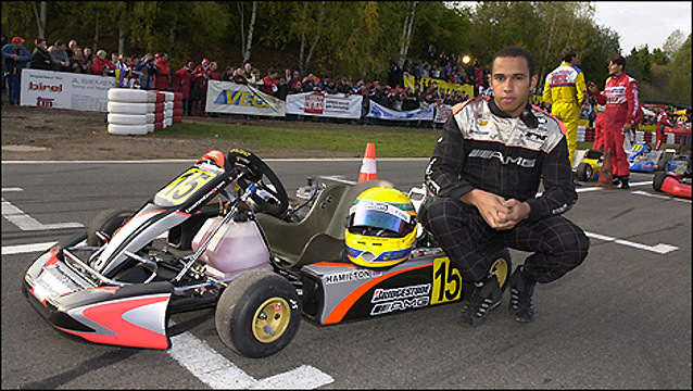 Les débuts en karting de Lewis Hamilton par Sébastien Blin